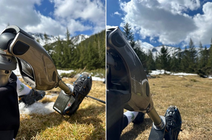 З Genium X4 від Ottobock на Схилах Карпат